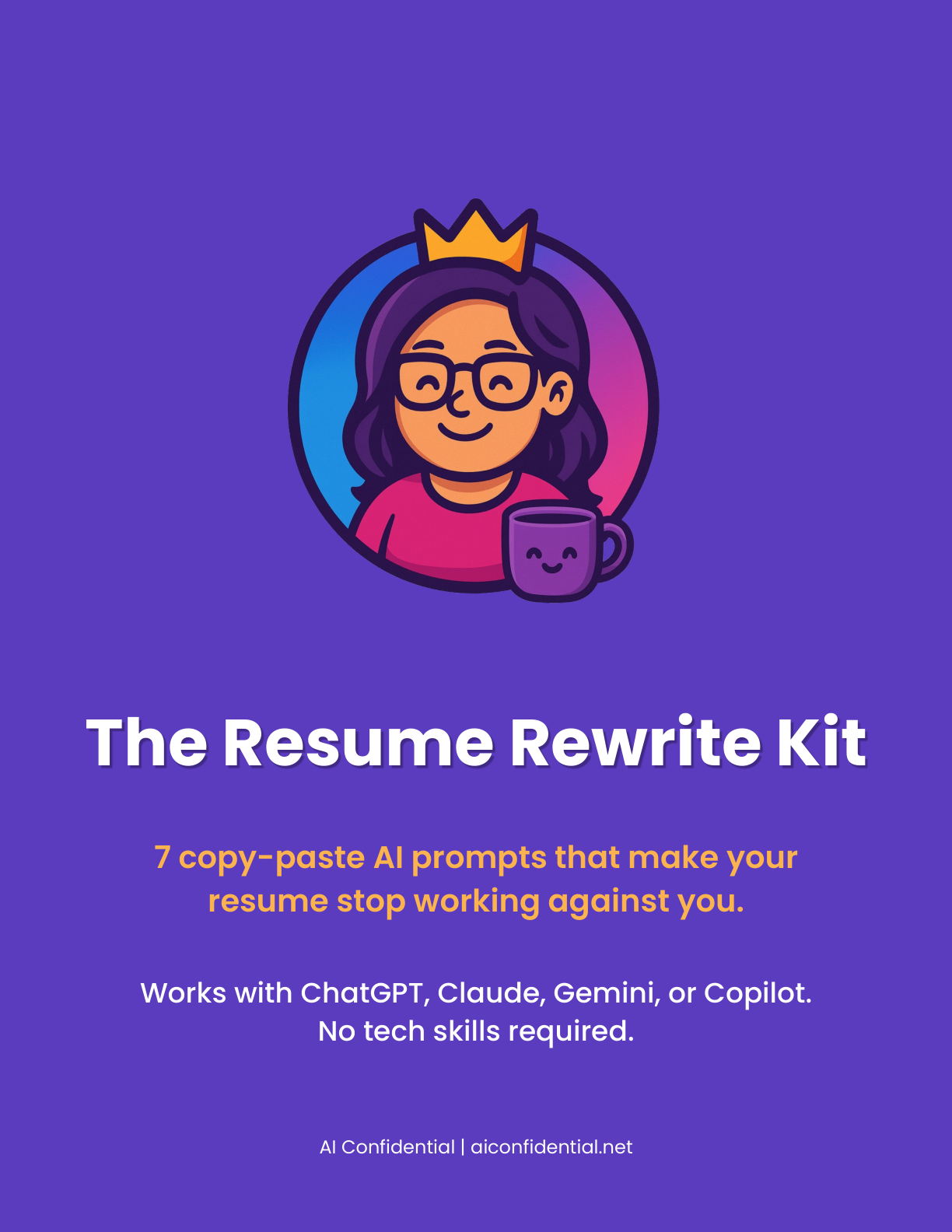 Resume Rewrite Kit cover - example of kit design